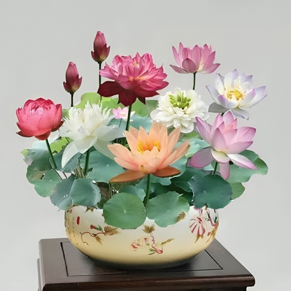 🌿✨ Bonsai Lotus Seeds – Miniature Magic for Your Garden