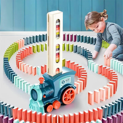 🚂 Domino Train Set for Kids – Safe, Smart & Sound-Ready!