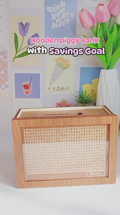 Savings Challenge Piggy Bank
